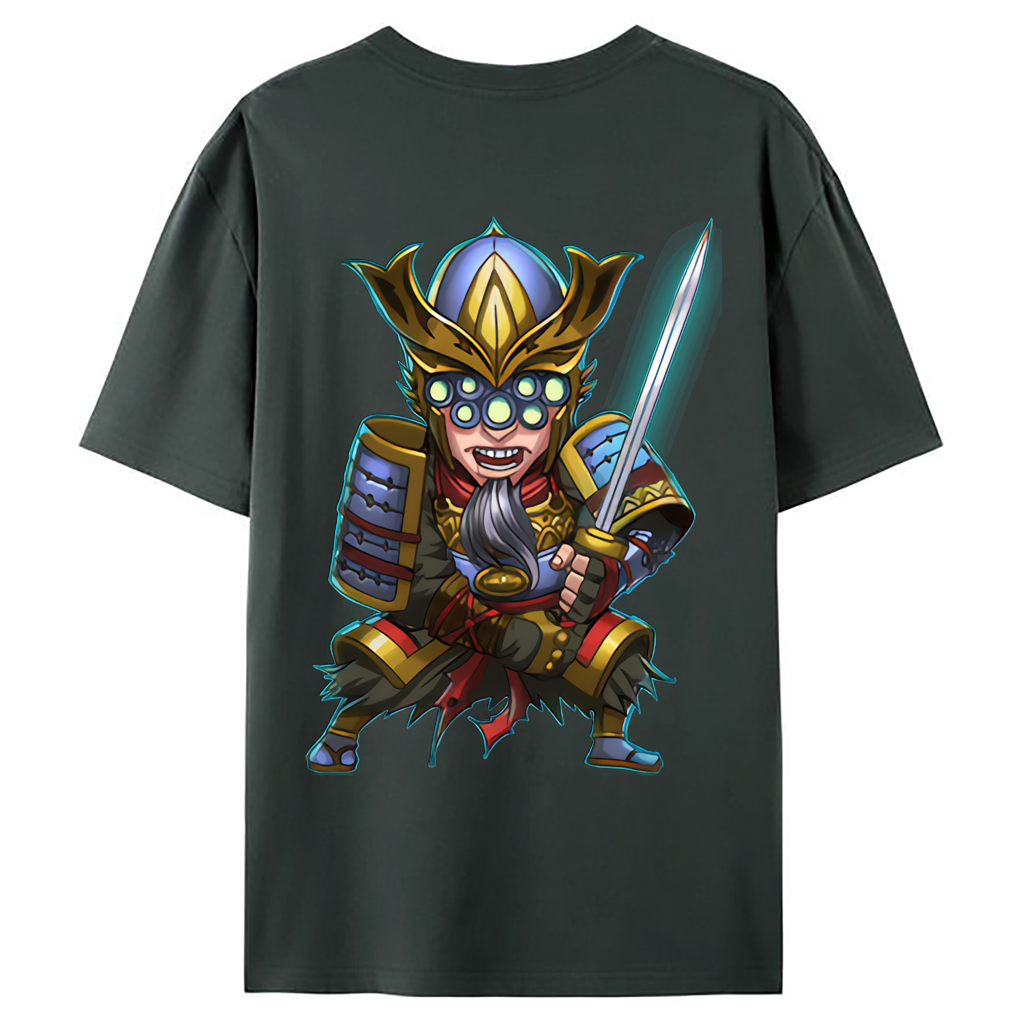 （画像用） リーグ・オブ・レジェンド League of Legends LOL 綿100％ メンズ半袖Tシャツ（バックプリント） 通気性